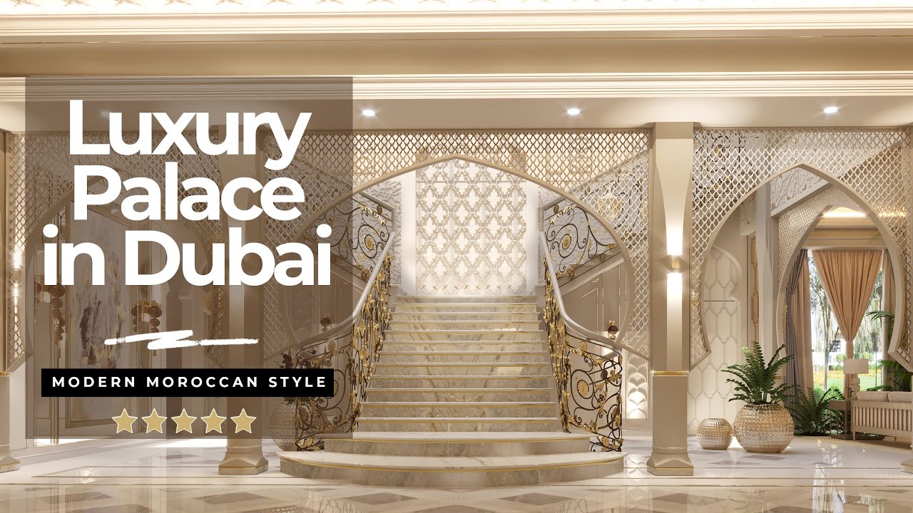 LUXURY PALACE in DUBAI | Modern Moroccan style interior design from Spazio Interior Decoration