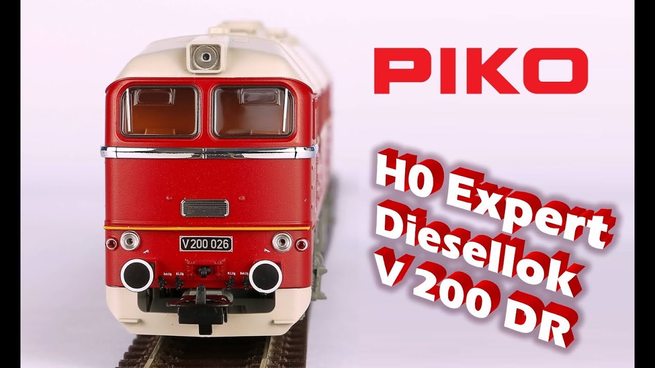 PIKO [V067EN subtitle] H0 Expert diesel locomotive V 200 DR - model presentation