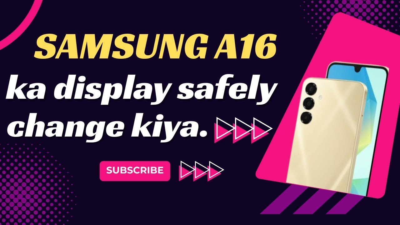 Samsung A16 Screen Replacement Without DamageSamsungA16#DisplayReplacement#ScreenRepair#Mobile