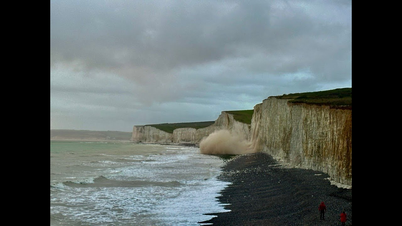 Watch This Shocking Moment of Cliff Fall at Birling Gap