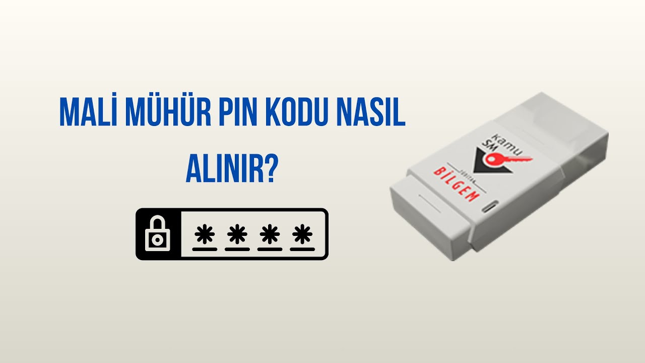 Mali Mühür Pin Oluşturma ve Kilit Çözme Nasıl Yapılır? (KAMU SM Uygulamalı Rehber) #malimühür #2025