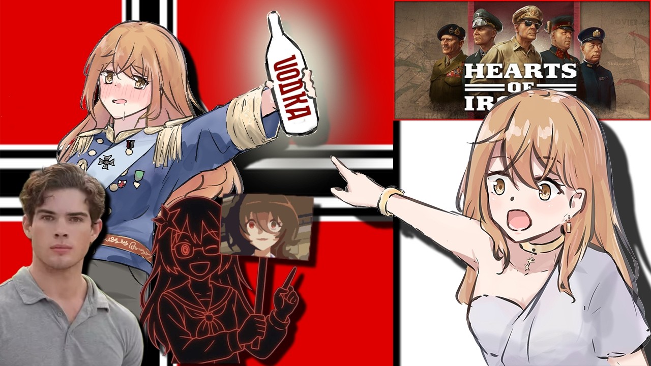 Drinking and Jestermaxxing in Hoi4 MP with several Youtubers
