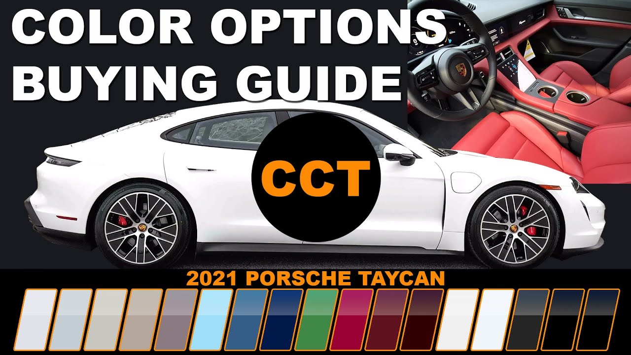 2021 Porsche Taycan - Color Options Buying Guide