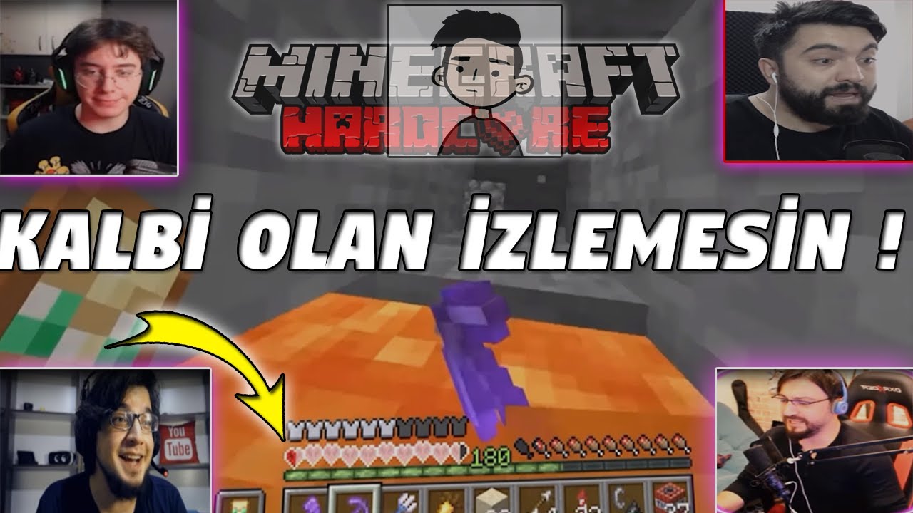 Minecraft Hardcore'da Youtuberlar'ın Ölümden Döndüğü Anlar ! (Adal,Yusufte,Adş Ve Dahası)