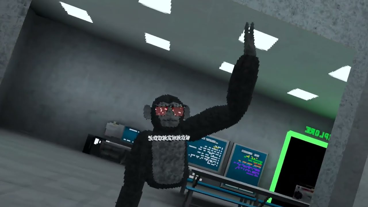 Scary baboon modz STAFF ROOM, LONG ARMS!