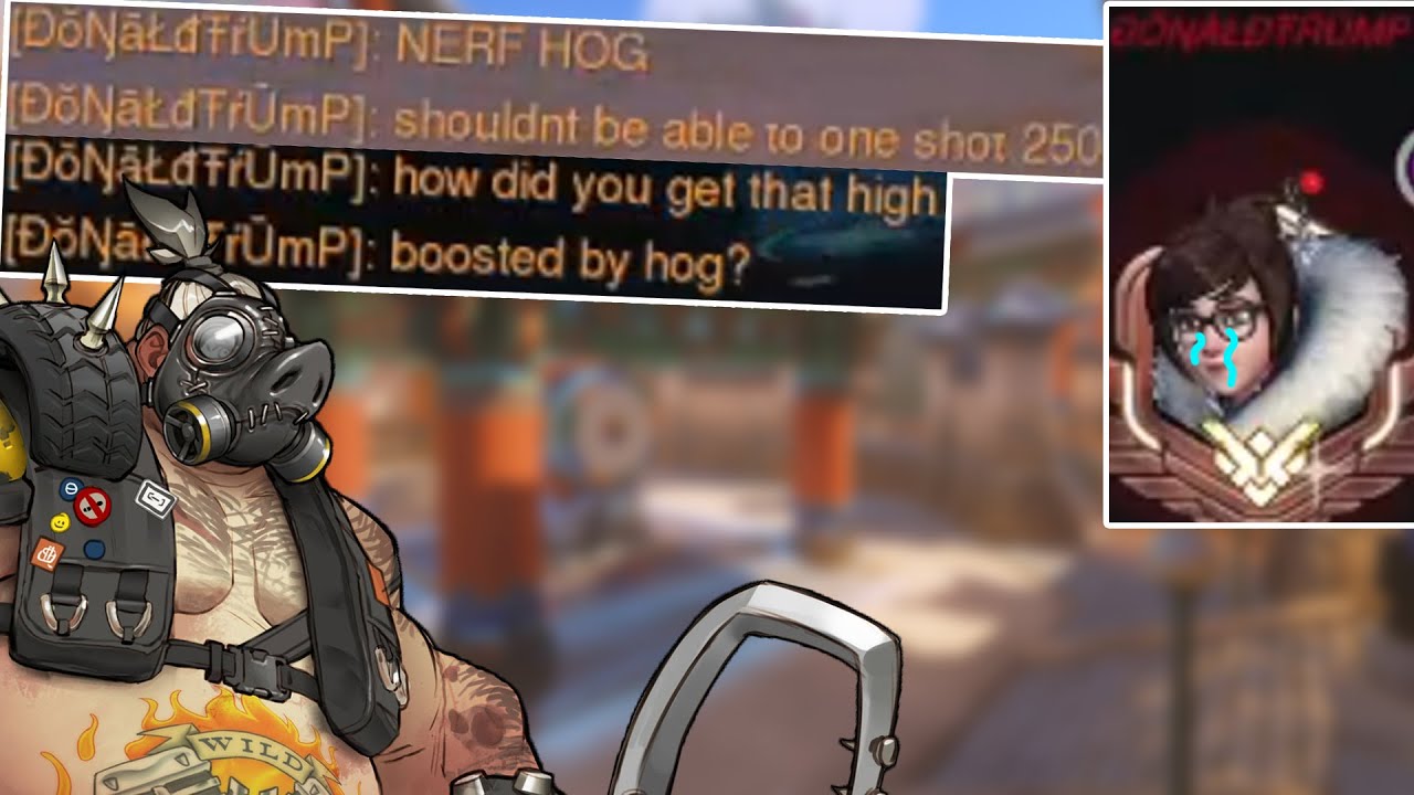 mei player complains about roadhog (Overwatch)