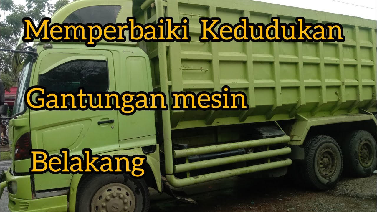 Fm 260 Ti kedudukan engine mounting nya pecah