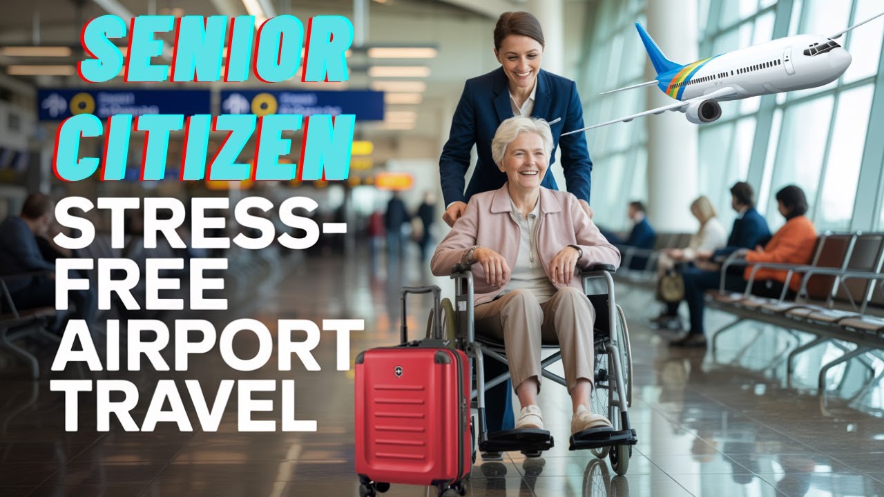 Airport Assistance for SENIOR Citizens Made Easy! #seniorcitizen ||