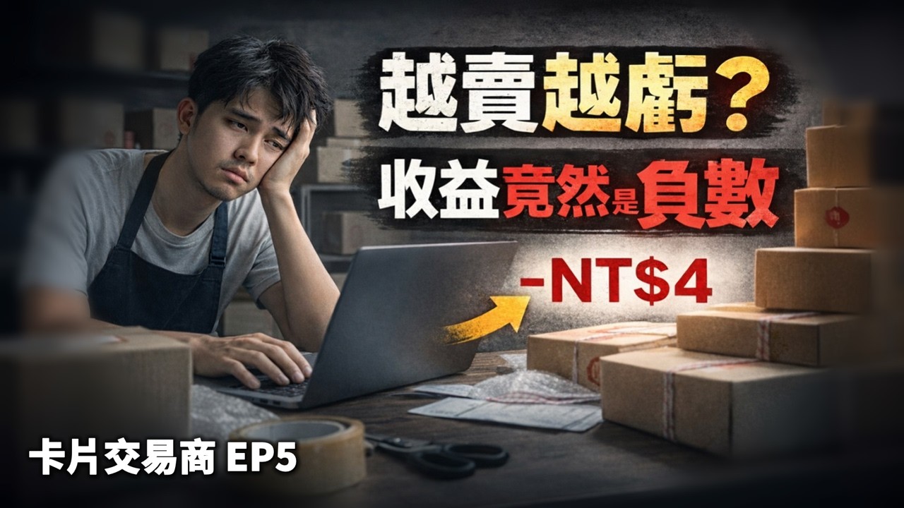 越賣越虧，淺談小型賣家的窘境 【卡片交易商 EP5】