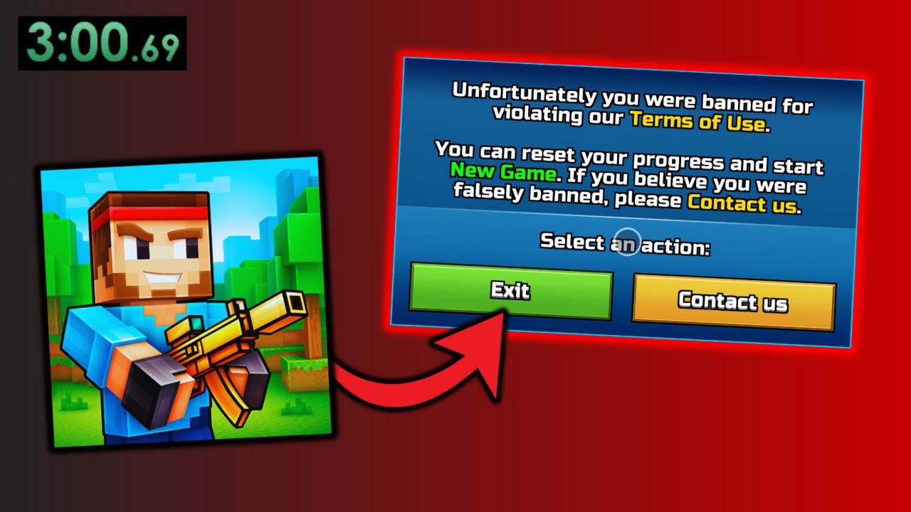I Speedran Getting BANNED in PG3D...