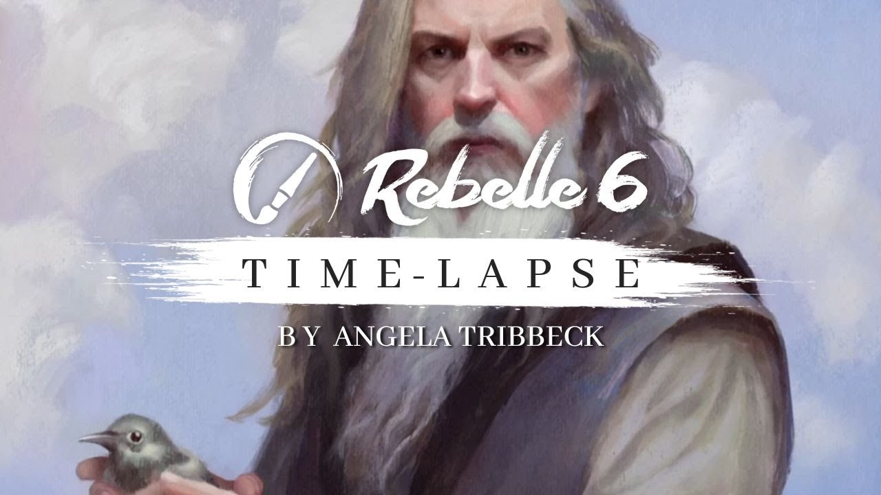 Rebelle 6 Time-lapse with Narration: Wizard by Angela Tribbeck