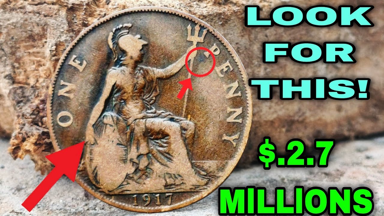 Ultra Rare 1917 UK One Penny Coins Worth BIG Money &ndash; Check Your Change!&rdquo;