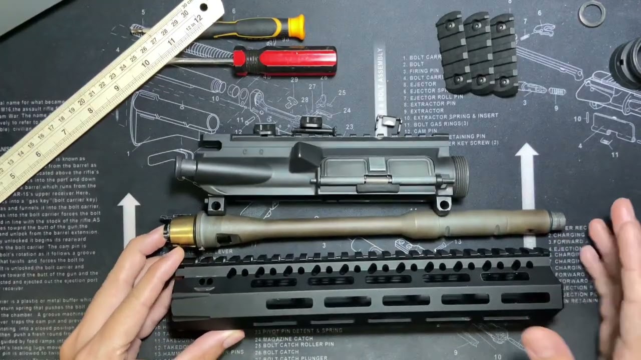 BCM AIR MCMR 10 inch on Tokyo Marui MWS