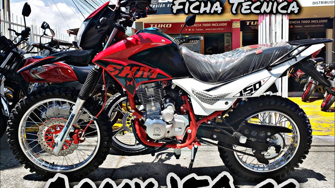 Shineray ARMY 150CC 2022 | características + ficha técnica + precio .