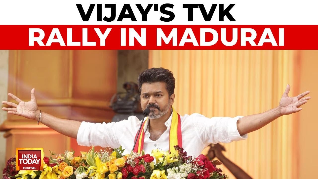 Vijay's TVK Rally In Madurai: Actor Aims For Political Firestorm, Challenges DMK | India Today News