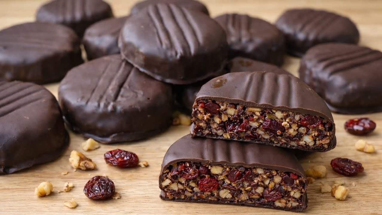 🍫 Ik koop geen snoep meer in de winkel! Maak deze heerlijke havermout snacks zelf