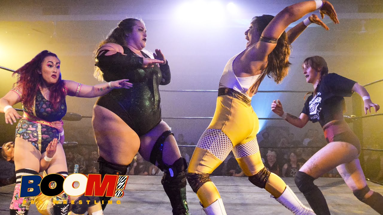 Liiza Hall vs Izzy McQueen vs Kikyo vs Amira 💥 BOOM! Pro Wrestling
