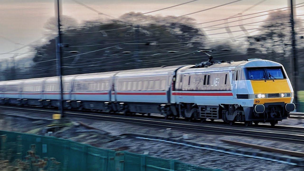 Trainspotting at Askham Bar P&R, ECML, 08/03/2025