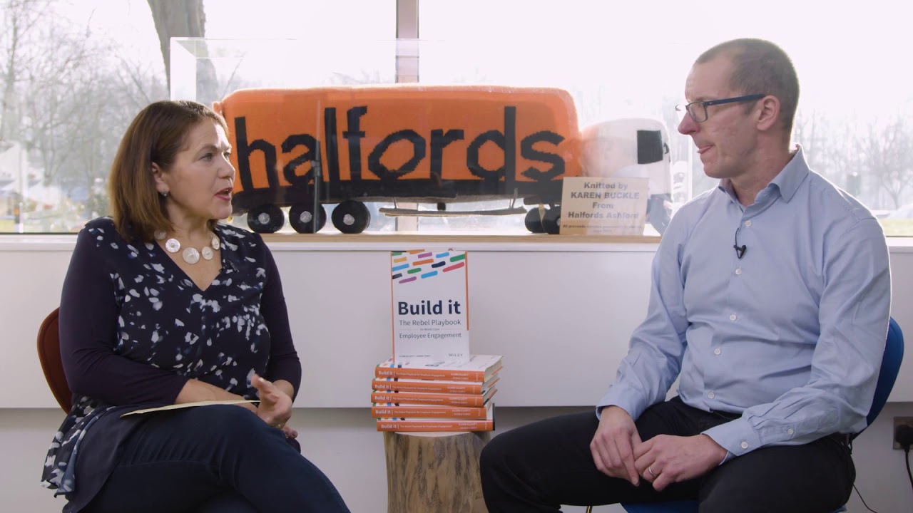Jonathan Crookall, Group HR Director at Halfords talks to Debra Corey