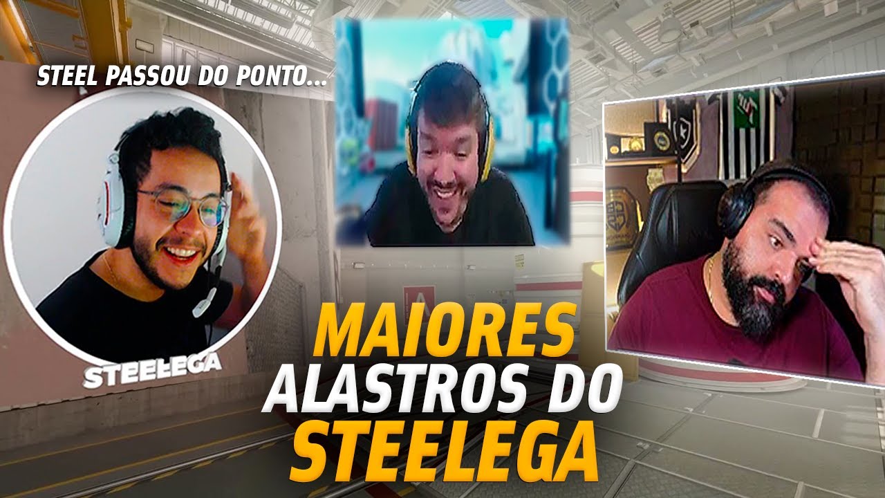 Quando o Steelega decide alastrar em stream com a tribo | Tiltando Gaules, Liminha, Michel, BT...