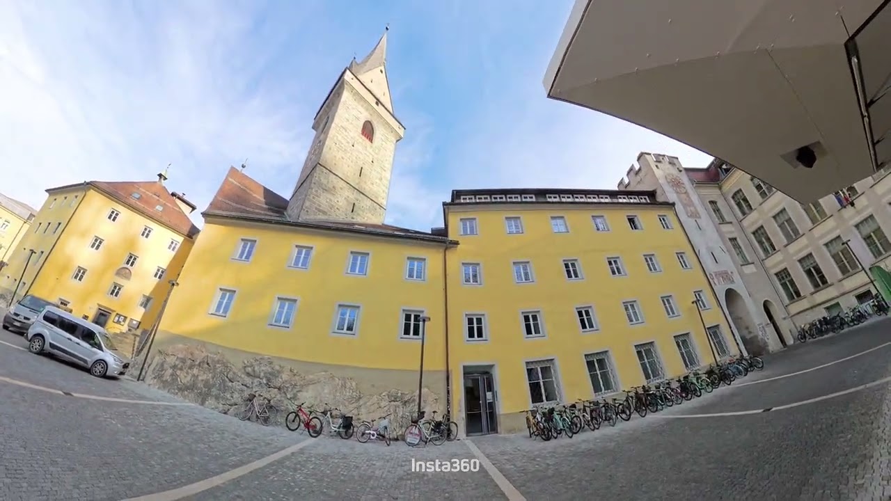 Leisure walk in Brunico (Bruneck), Italy 7th Feb 2025
