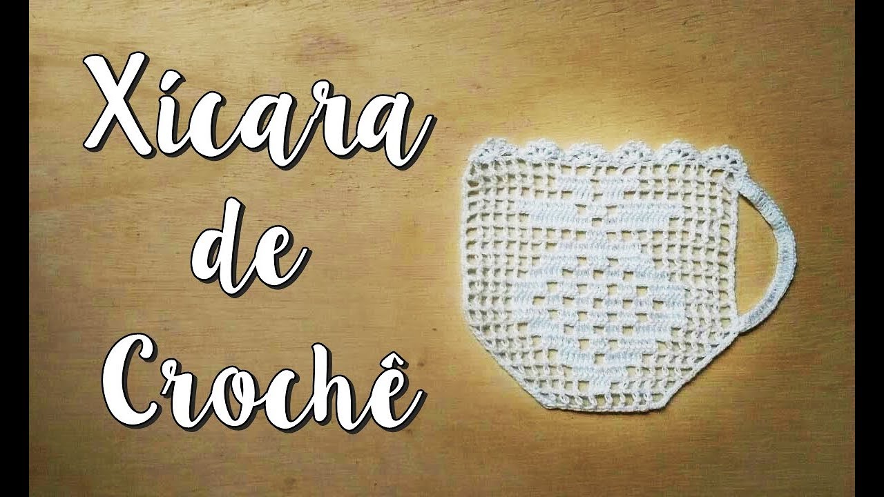 Passo a Passo -  X&iacute;cara de Croch&ecirc; Para Sousplat