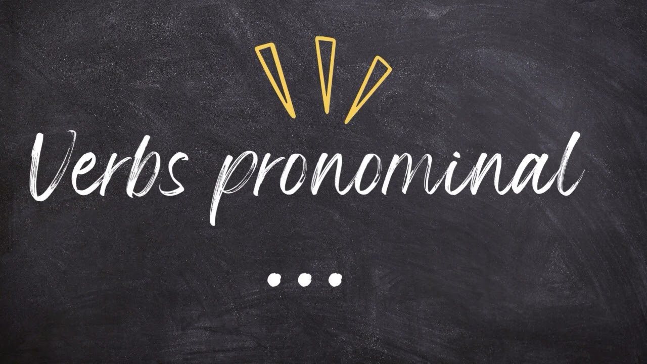 Verbs regulars i verbs pronominals.