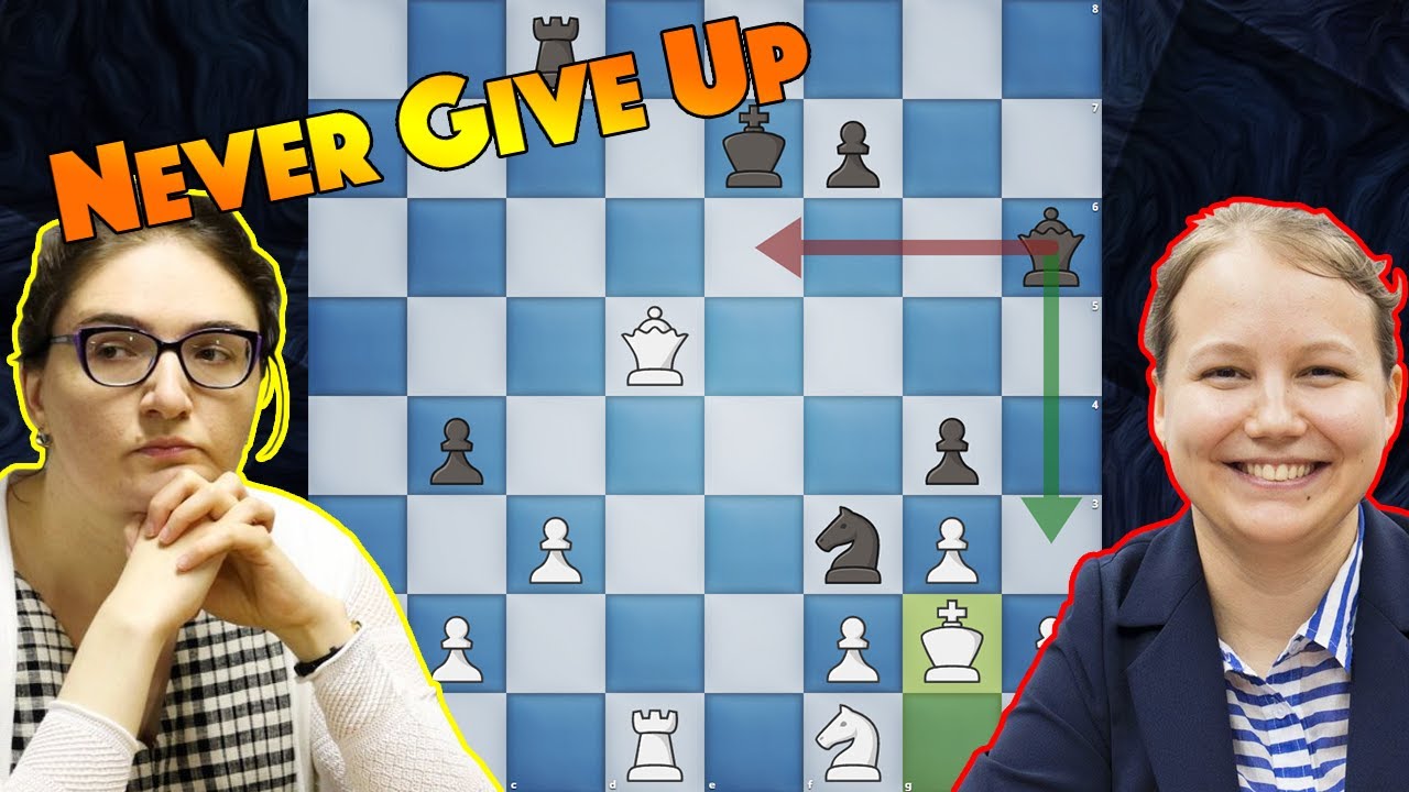 Never Give Up & Focus to the End | Dzagnidze vs Gunina | Cairns Cup 2020