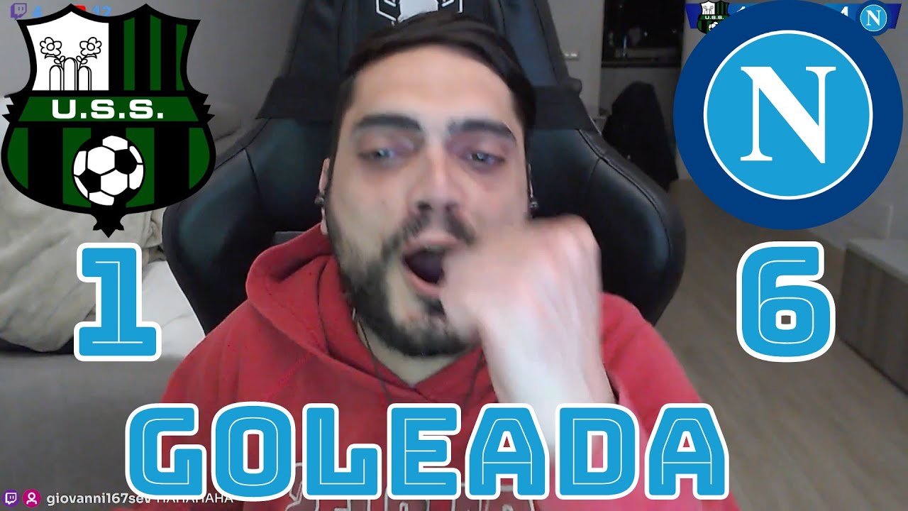 OOOOHHHH FINALMENTE‼ - SASSUOLO 1 - 6 NAPOLI💙 - GOLEADA⚽⚽ - HL REACTION 🎬