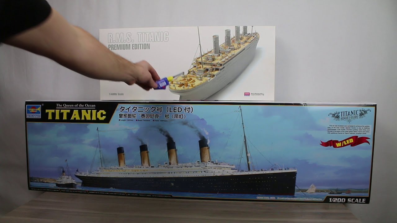 TITANIC 1\200 Trumpeter. Обзор набора. Сборная модель.