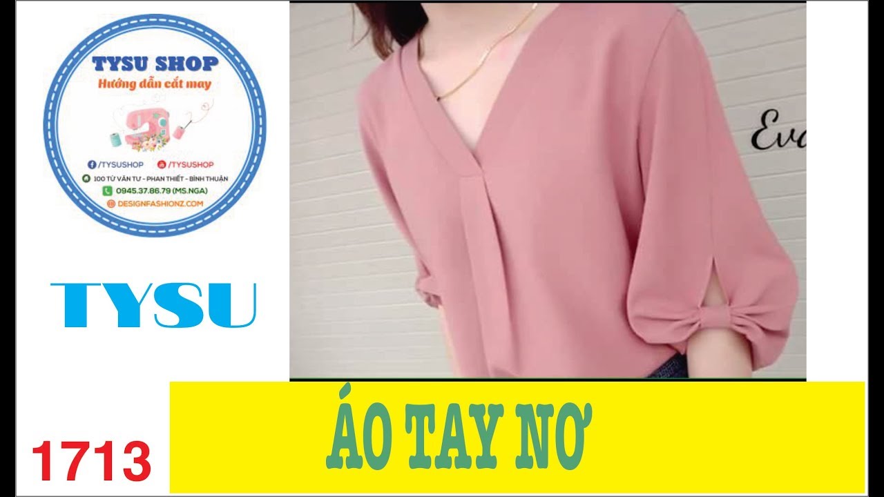 Duyên dáng ngày hè cùng áo tay nơ -tysu-1713