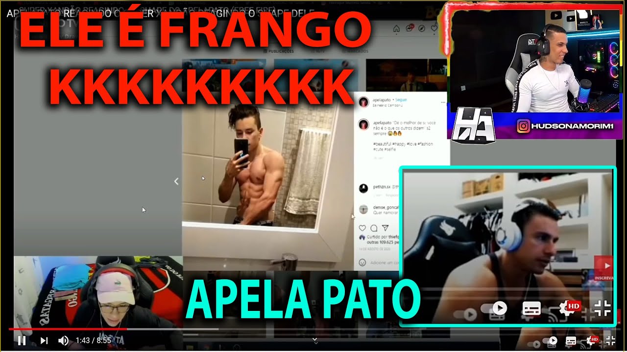 HUDSON AMORIM REAGINDO: SUPER XANDÃO REAGINDO AO SHAPE DO APELAPATO (FREE FIRE)