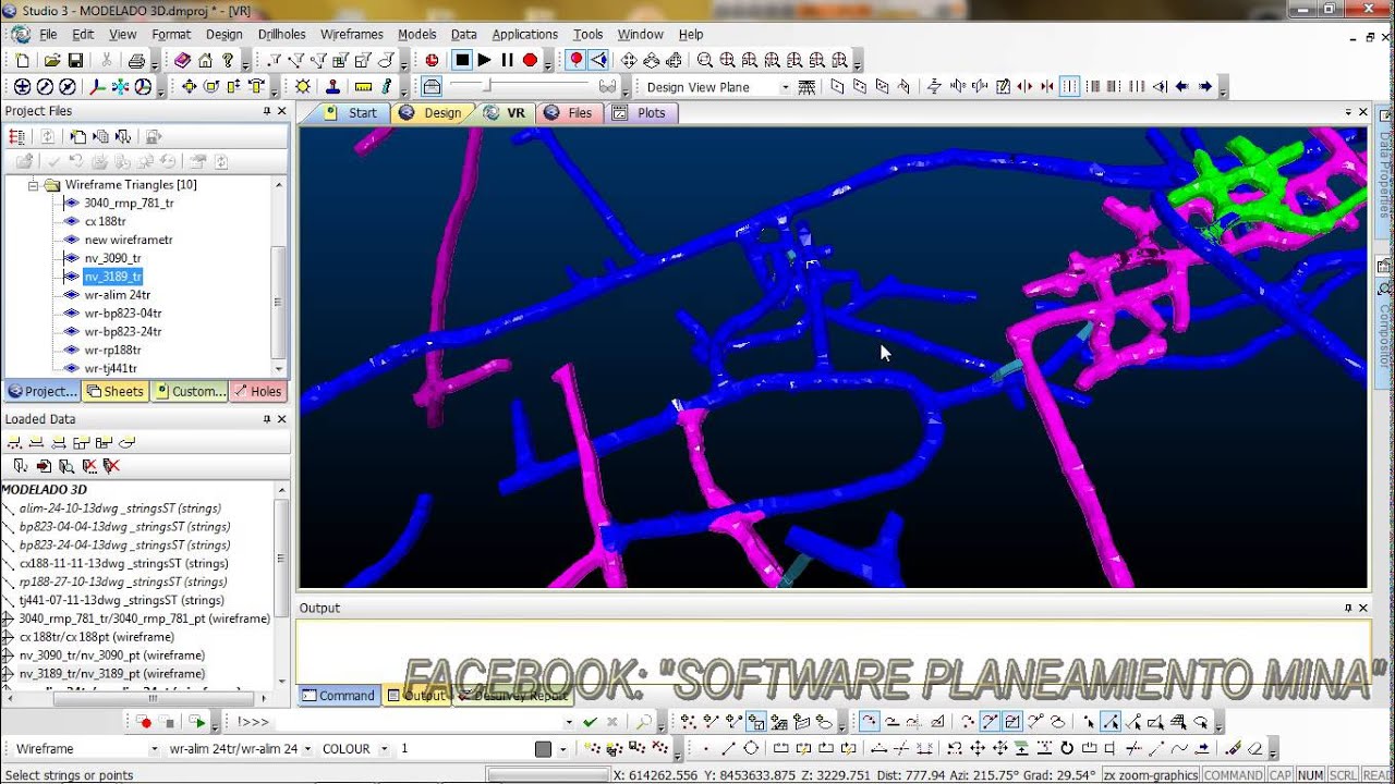 CURSO INTERMEDIO - PLANEAMIENTO MINA - DATAMINE 3D - MODELADO 3D - SECCIONES CORTO PLAZO