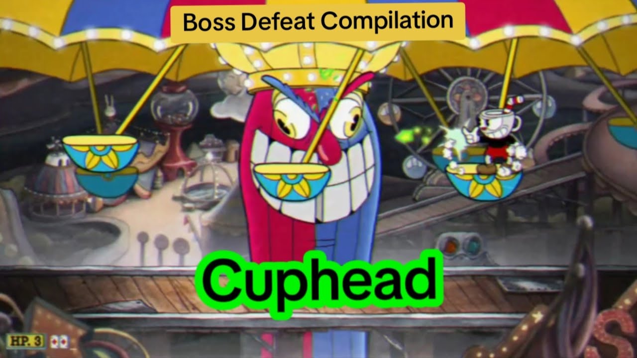 Cuphead - Boss Defeat Compilation - Nintendo Switch