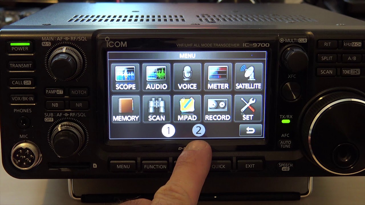 Icom IC-9700 Review, Demo And Walkthrough