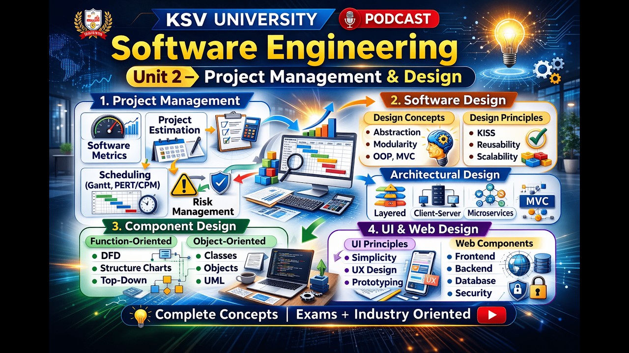 Sem 2 Software Engineering Unit 2 | KSV Podcast | Podcast in Gujarati | BCA |