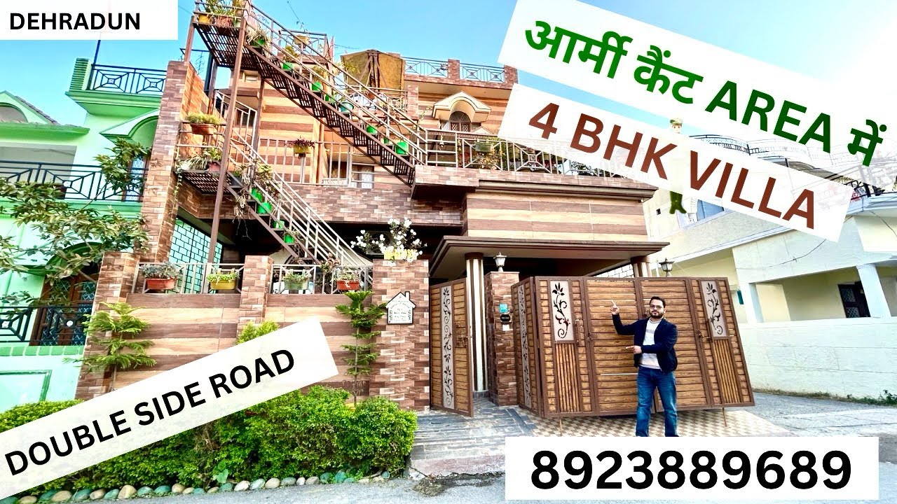 House In Dehradun || Owner Built House || Double Side Road House