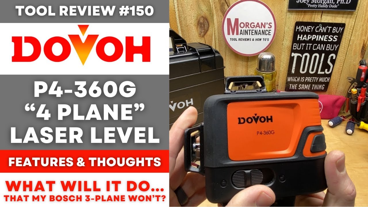 Dovoh P4-360G  4 PLANE Green Laser Level - Why 4 Planes are Better that 3! #tools #dovoh #toolreview