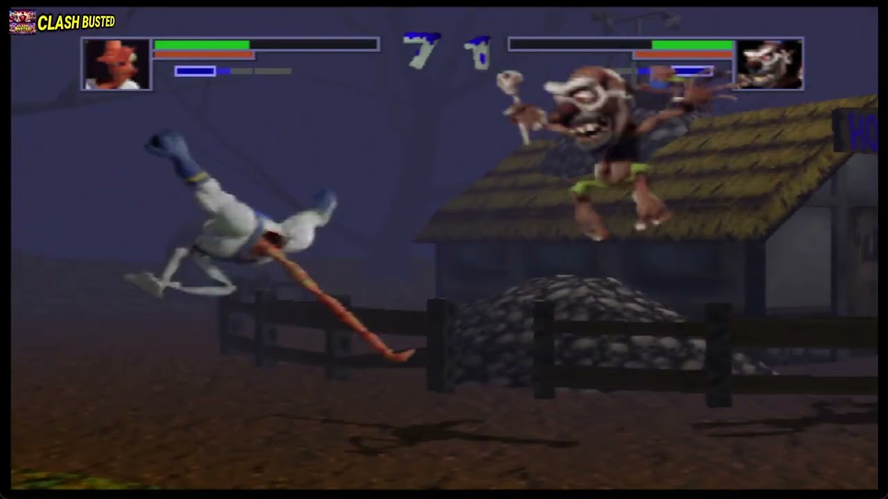 Червяк Джим против Хунгана | ClayFighter 63 1/3 | Геймплей на N64
