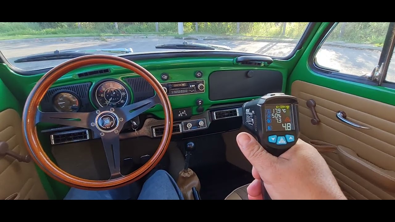 Vamos andar de fusca com ar condicionado elétrico!? Vem comigo!!        @Refrisom Ar Condicionado