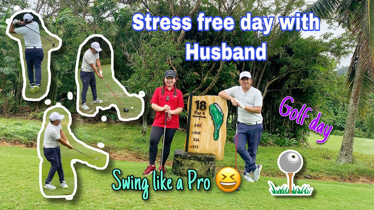 Golf bonding with Hubby/ A day in Ayala Greenfield Golf Course/ whenjoycevlog