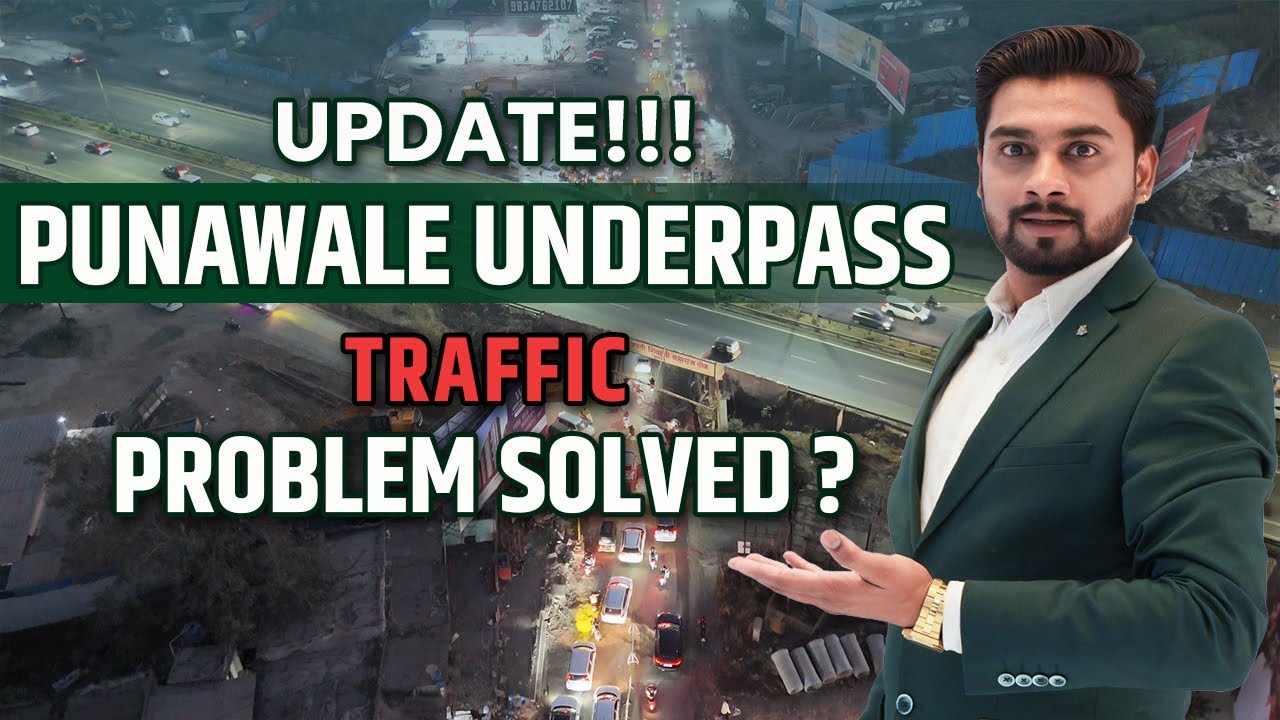 📌 Punawale Underpass Update | Road Widening & Free Left Turn Progress 🚧
