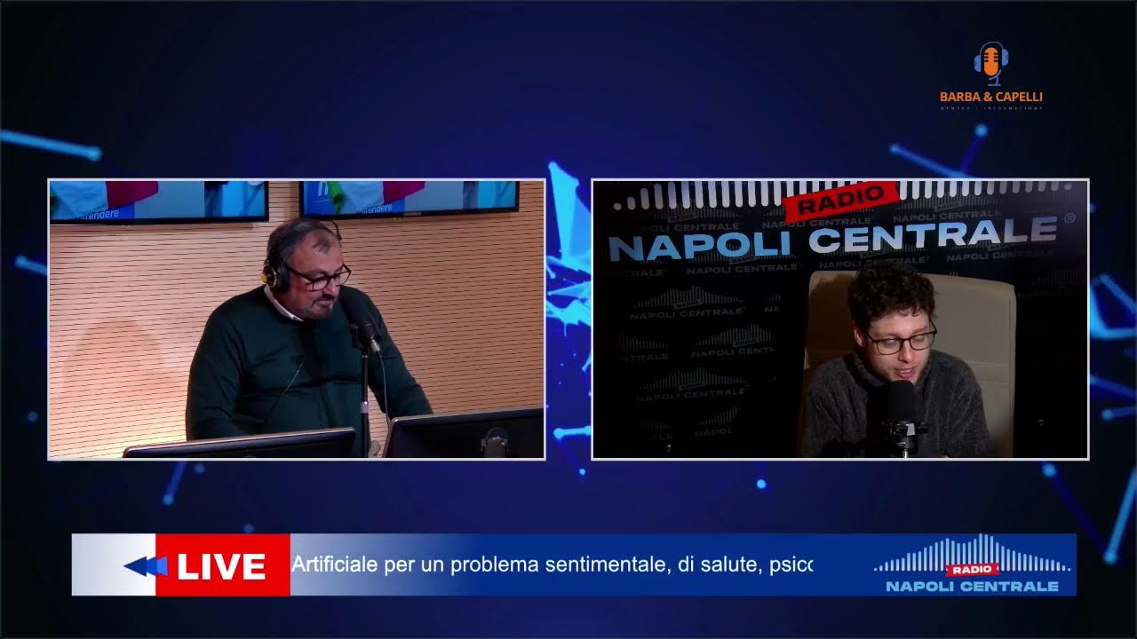 Barba&Capelli, Radio Napoli Centrale e TV Luna con Corrado Gabriele 05/02
