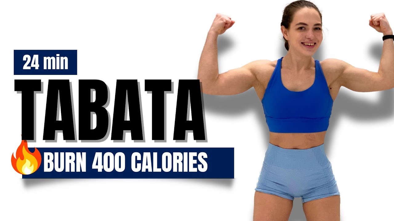 24 MIN TABATA FULL BODY 🔥 Burn 400 Calories | Intense HIIT Workout