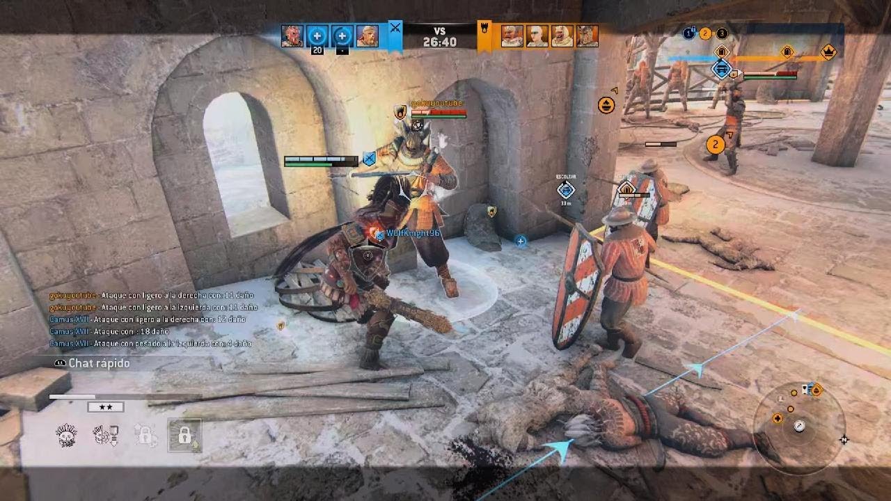 Una partida de asalto en for honor😉😉🖕