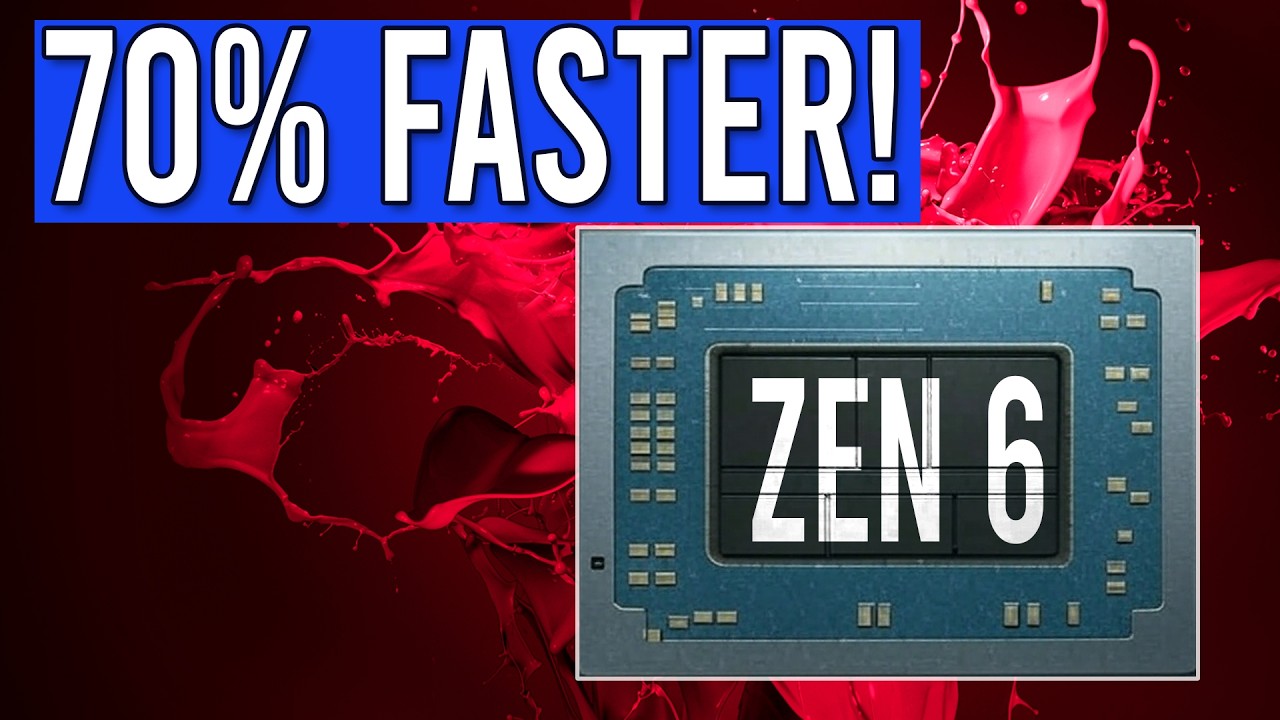 AMD заявляет, что Zen 6 на 70% быстрее! Zen 7: 32 ядра и огромный прирост IPC