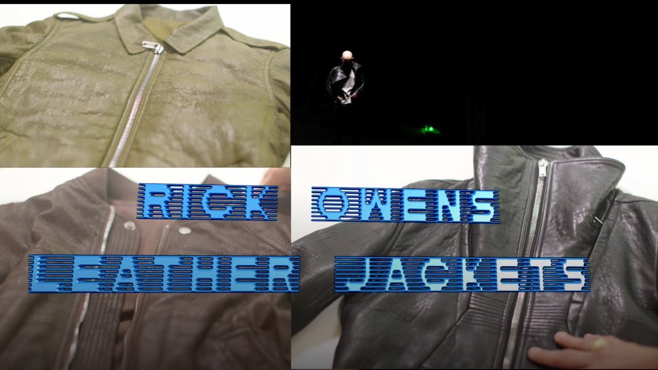 The Mystique of 3 Rick Owens Leather Jackets: Styled and Compared