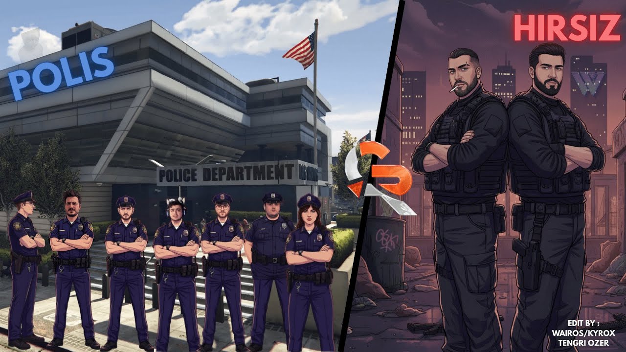 CyberRulzTv Hırsız vs Polis Komik Anlar | Denk Geliş
