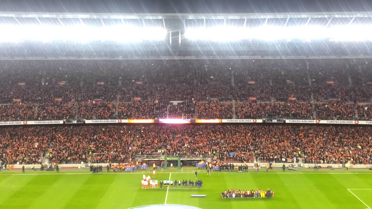 Camp nou 2012 El Cant del Bar&ccedil;a (FC Barcelona Anthem)