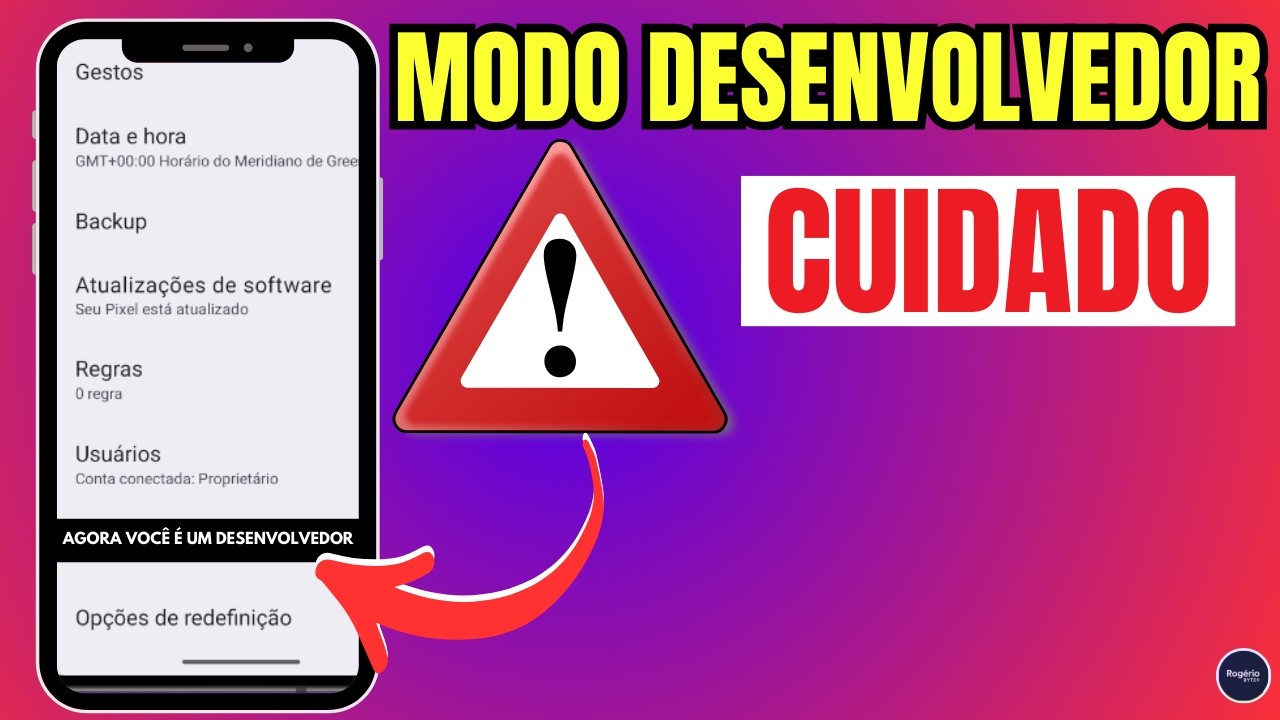 🚨CUIDADO🚨NÃO ATIVE O MODO DESENVOLVEDOR DO CELULAR ANTES DE SABER DISSO